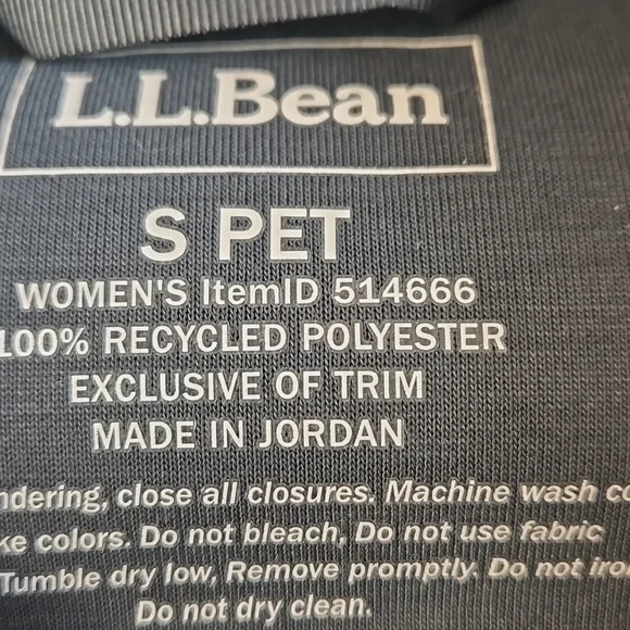 NWT L.L. Bean Sherpa Mountain Pile Fleece Coat Jacket Size Small Petite SP - Picture 10 of 12